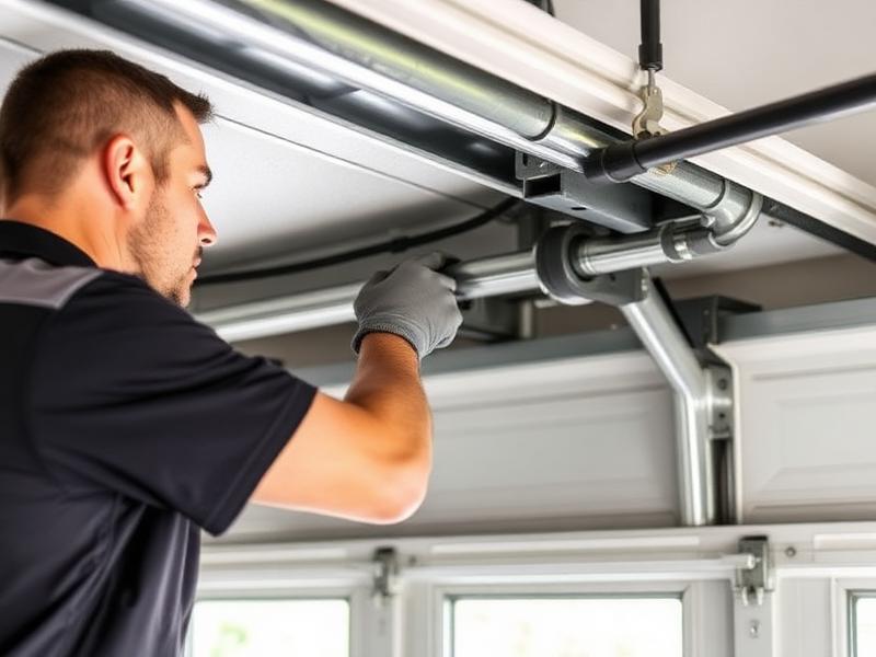 Professional garage door maintenance service